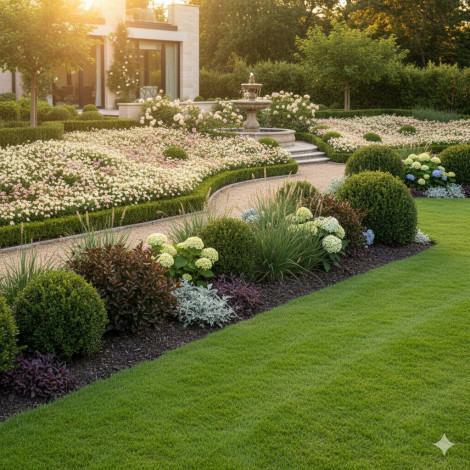 Soft Landscape (grass, plants, basic planting)